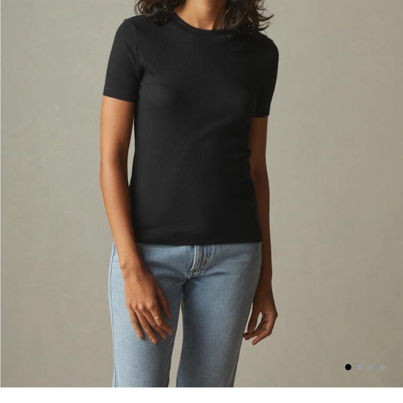 NWOT American Giant stretch rib crew tee XL - Picture 2 of 5